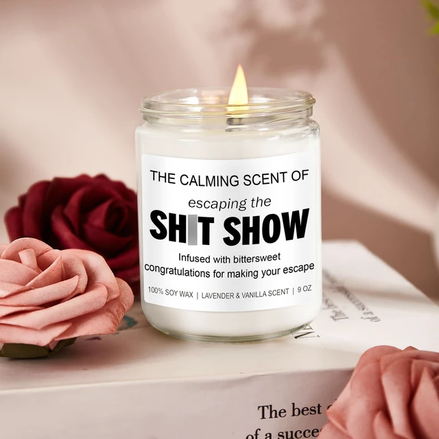 Alt view image 6 of 7 - Sarcastic Candles, Going Away, Goodbye, Farewell Gifts for Coworkers - Retirement, Coworker Leaving Gifts for Women, Men - Leaving Job, Moving Away Presents for Friends, Boss, Work Bestie