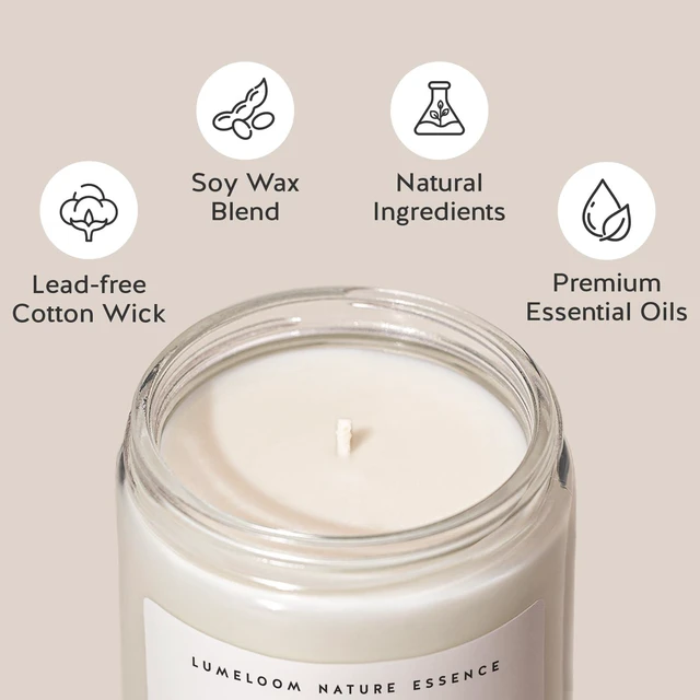 Alt view image 4 of 7 - Sympathy Gifts for Loss of Loved One- 9oz Lavender Scented Candle | Memorial Gifts, No Words Just Hugs, Bereavement, Grief, Think of You, Miscarriage, Get Well Candle for Women, Soy Wax