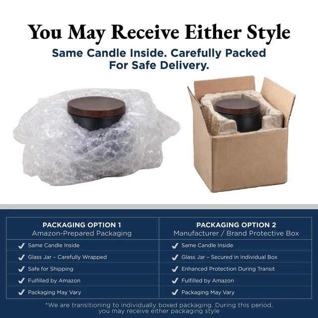 Alt view image 6 of 6 - Black Pine Oakmoss Scented Candles for Men, 15 oz Wooden Wick, Premium Soy Blend Wax, 60H Burn, Candles for Home Scented - Made in The USA