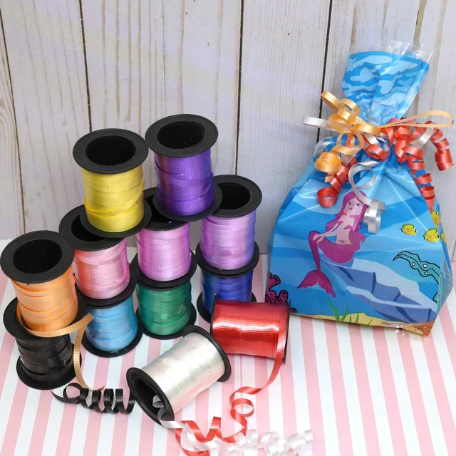Alt view image 5 of 5 - 12 Rolls Crimped Curling Ribbon Balloon Strings, Assorted Vivid Colors, 3/16" x 720 Ft for Balloon Ties, Arts & Crafts, Gift Wrapping, Florists, Party Decoration