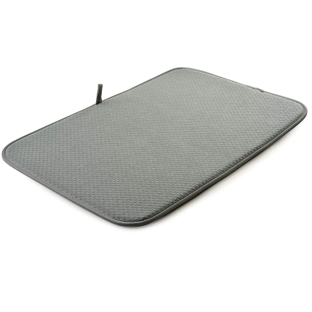 Alt view image 3 of 4 - 329 Norpro dish drying mat, 18" x 12", gray