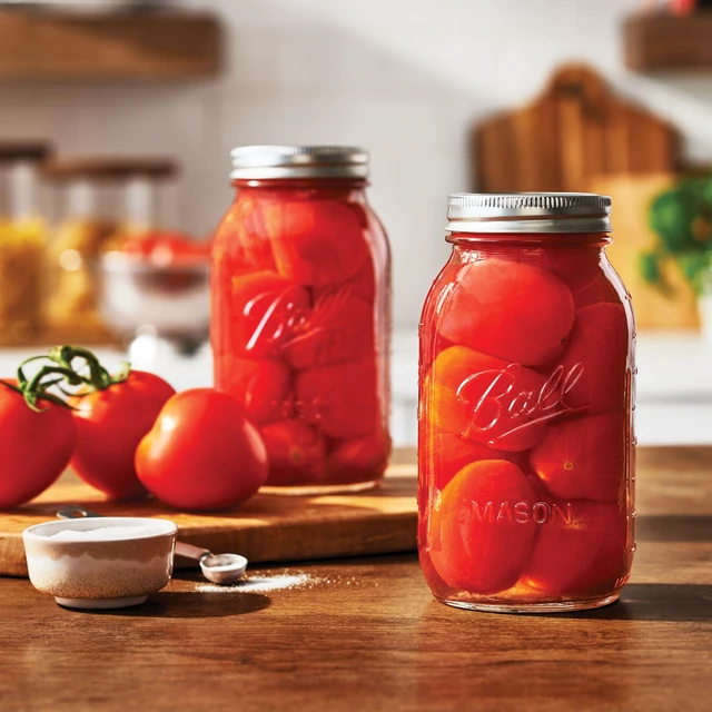 Alt view image 4 of 5 - Regular Mouth 32-Ounces Mason Jar with Lids and Bands, Clear,(Pack Of 2)