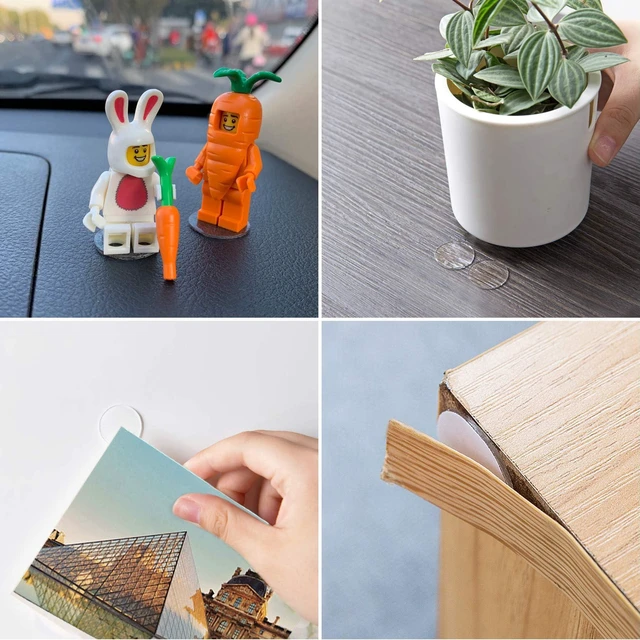 Alt view image 7 of 7 - 280Pcs Sticky Dot Stickers Clear Putty Sticky Tack for Decoration | 20mm Glue Putty, No Trace,Waterproof Tabs Transparent Adhesive Poster Tape for Wall Decor Photos Party Balloons Crafts