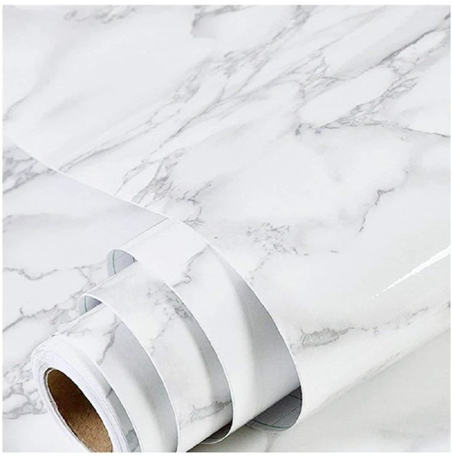 Main image of Marble Peel and Stick Wallpaper Kitchen Countertop & Cabinets Contact Paper | 17.7 inch x 78.7 inch Granite Wall Paper for Old Furniture Self Adhesive and Removable Easy to Apply