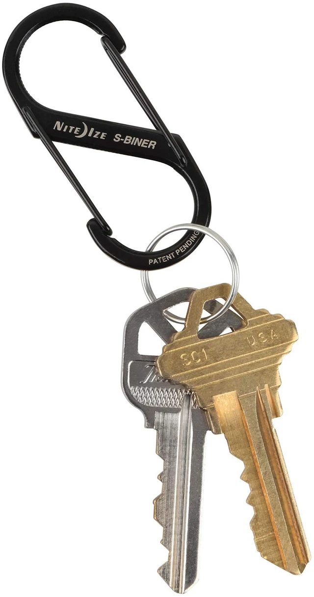 Alt view image 5 of 7 - Size-2 S-Biner Dual Carabiner, Stainless-Steel, Black