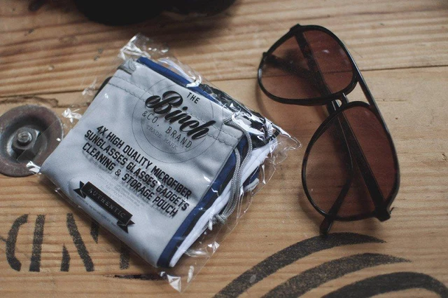Alt view image 4 of 5 - BRAND 4X Microfiber Sunglasses Glasses Gadgets Cleaning & Storage Pouch