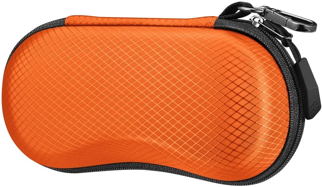 Main image of Sunglasses Case, Hard EVA Shell Shockproof Sport Glasses Case (Orange)