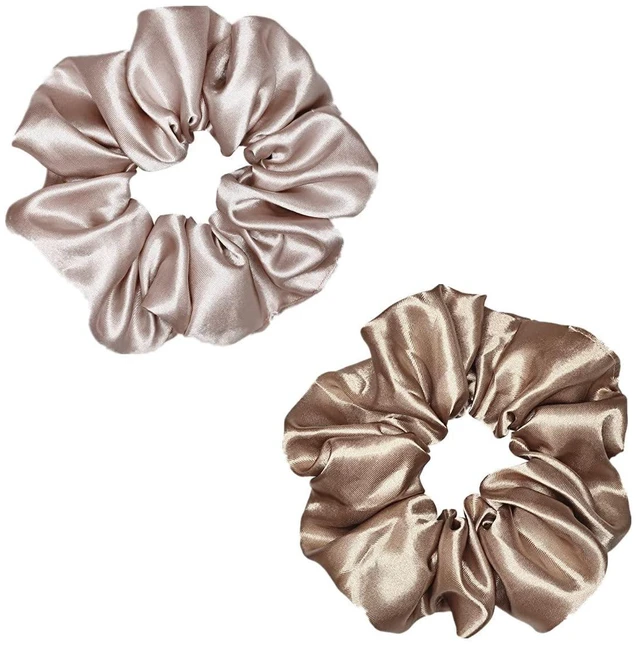 Alt view image 7 of 7 - 12 Pcs Satin Silk Scrunchies Soft Hair Ties Fashion Hair Bands Hair Bow Ropes Elastic Bracelets Ponytail Holders Hair Accessories for Women Girls (4.5 Inch, Assorted Multi-color)