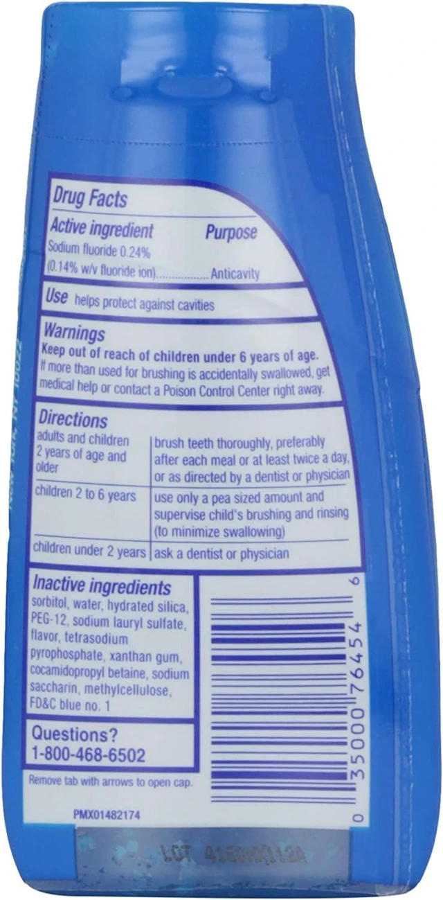 Alt view image 2 of 4 - Max Fresh Liquid Toothpaste with Mini Breath Strips, Cool Mint, 4.6 oz (Packaging May Vary) (Pack of 2)