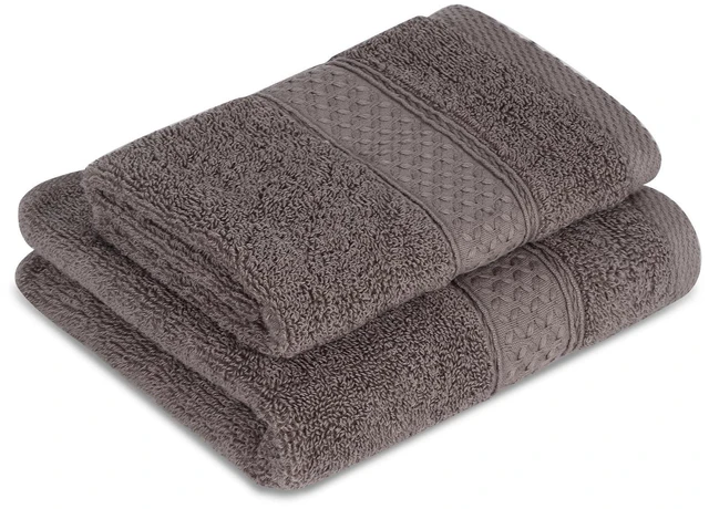 Main image of Washcloths Set, 2-Pack Cotton Wash Cloths, 13×13, 29×14 inches | Highly Absorbent and Soft Feel Fingertip Towels, Machine Washable Washcloths for Bathroom, Gym, Hotel, Spa and Kitchen