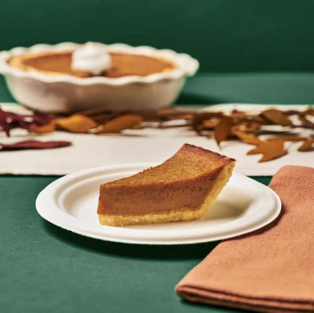 Alt view image 3 of 3 - 6" Eco-Dessert Plates, 20 Count | Compostable