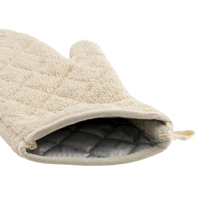 Alt view image 2 of 4 - Terry Oven Mitt, 13-Inch, Tan | Heat resistant up to 600°F, Great for Baking, Hot Pans, Oven Service and Kitchen Prep