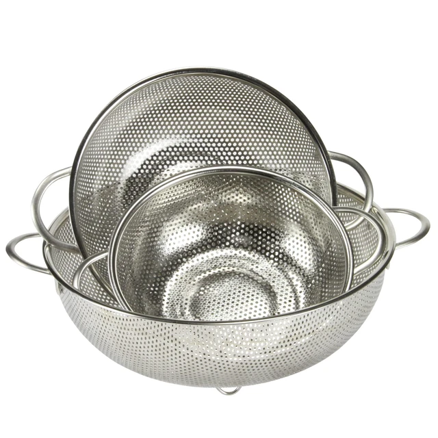 Alt view image 3 of 3 - Select Microperforated Colander, 1.5 quart, Stainless Steel