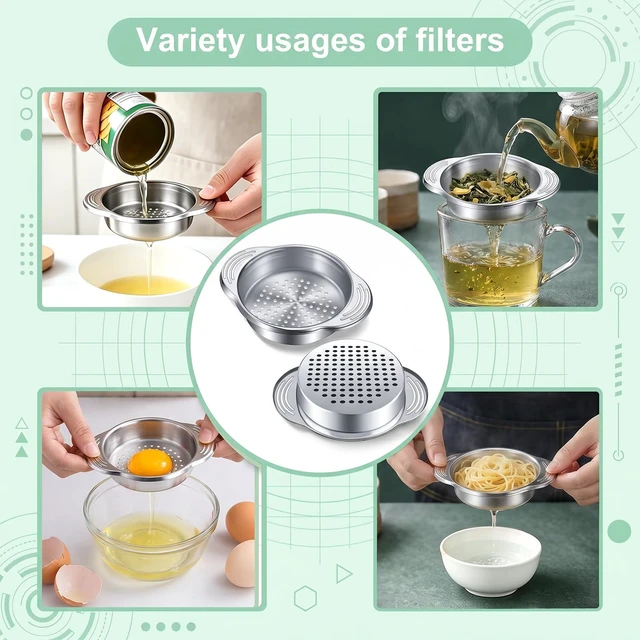 Alt view image 4 of 7 - 1Pcs Stainless Steel Tuna Can Strainer - Food Grade Canning Colander For Regular And Wide-Neck Cans - Oil Drain Press For Tuna Beans Vegetables