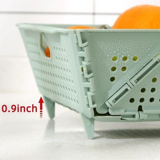 Alt view image 6 of 6 - Small Collapsible Kitchen Colander and Strainer (1pcs) | Foldable Space-Saving