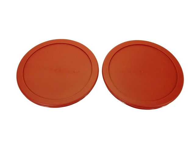 Alt view image 2 of 2 - 30% Stronger Replacement Lid 2 x 7 Cup / 1.7 L / 1.75 qt, Red, Round, Improved