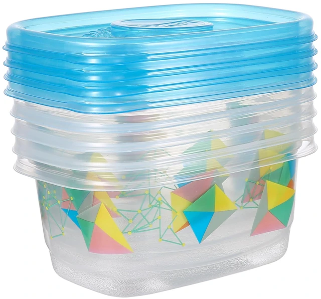 Alt view image 3 of 4 - GladWare Design Series Medium Rectangle Containers, 24 Oz, 4 Count | BPA-free plastic, tight seal, microwave and dishwasher safe, meal prep and lunches