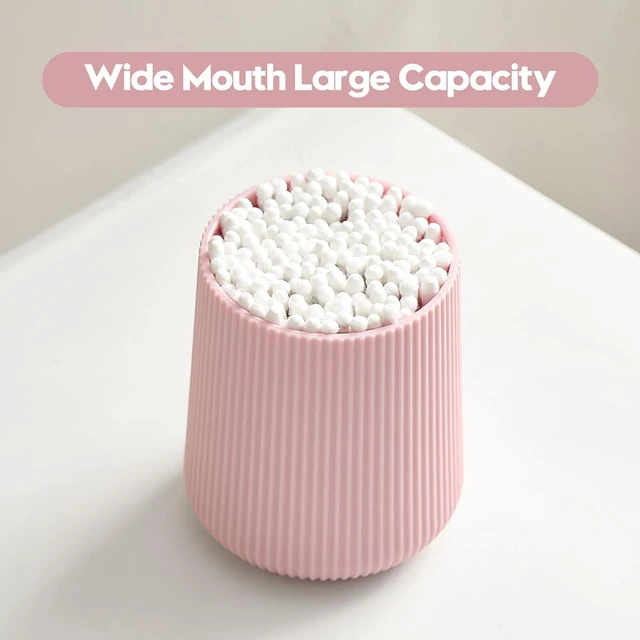 Alt view image 2 of 6 - Pink Striped Toothbrush Holder | for Electric Toothbrushes Bathroom Organizer Cup for Toothpaste Kids & Adults