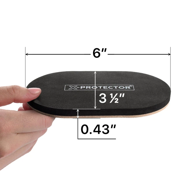 Alt view image 2 of 5 - Felt Furniture Sliders Hardwood Floors - 4 PCS 6" x 3 1/2" | Premium Furniture Movers for Hard Floors - Heavy Duty Felt Sliders Hard Surfaces Move Your Furniture Easily & Safely!