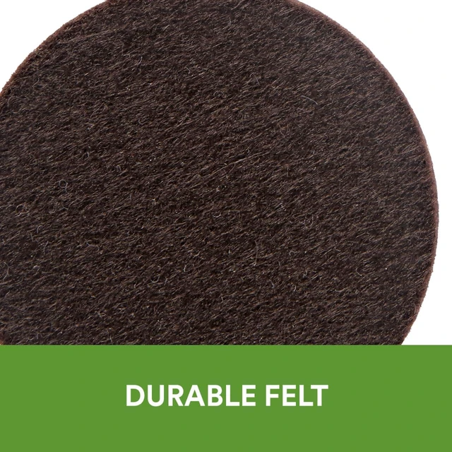 Alt view image 5 of 7 - Felt Pads, 32 Pads, Circle, Brown, 1 in x 1 in | Protecting Hardwood Floors, Easy-to-apply, Self-Stick design, Reliable protection from nicks, dents and scratches (SP822-NA)