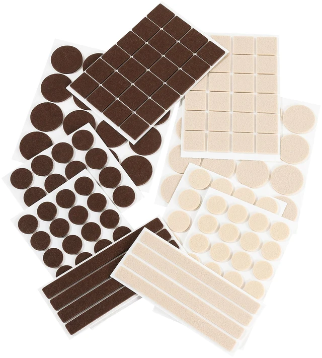 Main image of 168 PCS Felt Furniture Pads - Self Adhesive Floor Protectors for Hardwood Floors, Anti Scratch Chair Leg Feet Pads, Furniture Sliders for Home Furniture Protection