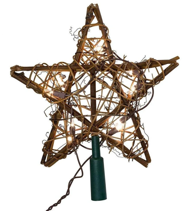 Main image of UL1219/NAT 10 Light Indoor Rattan Natural Star Treetop