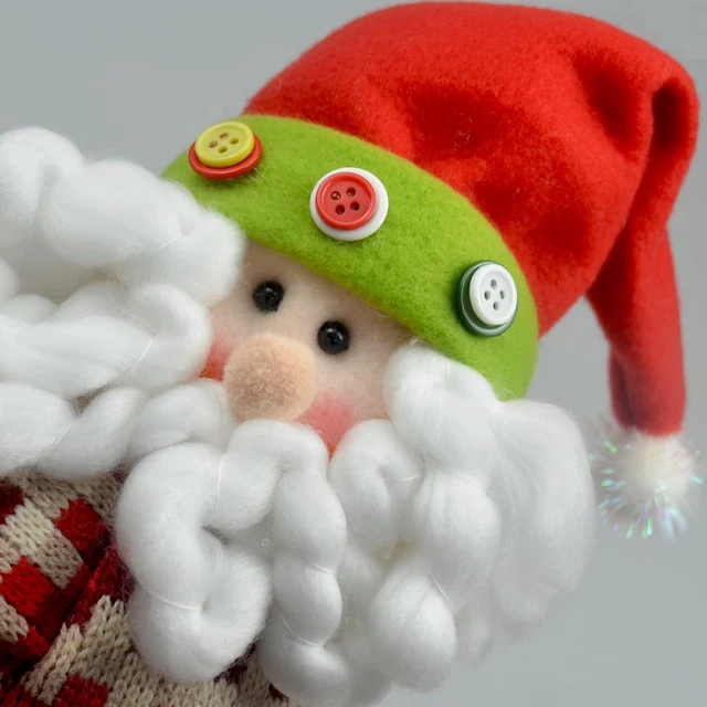 Alt view image 2 of 6 - Christmas Tree Topper Santa Claus,Unique Holiday Xmas Decorations Funny Home Decor