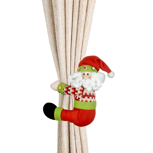 Alt view image 5 of 6 - Christmas Tree Topper Santa Claus,Unique Holiday Xmas Decorations Funny Home Decor