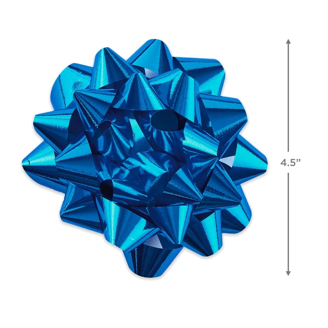 Alt view image 3 of 6 - Metallic Gift Bows 12-Pack (Red, Blue, Gold, Silver)