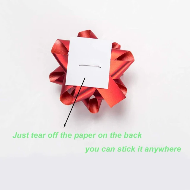 Alt view image 4 of 6 - 100Pcs Small Star Bows for Gift Wrapping and Presents,Multiple coClour Christmas Bows,for Parties, Birthdays, Weddings or Other Holidays. (style1)