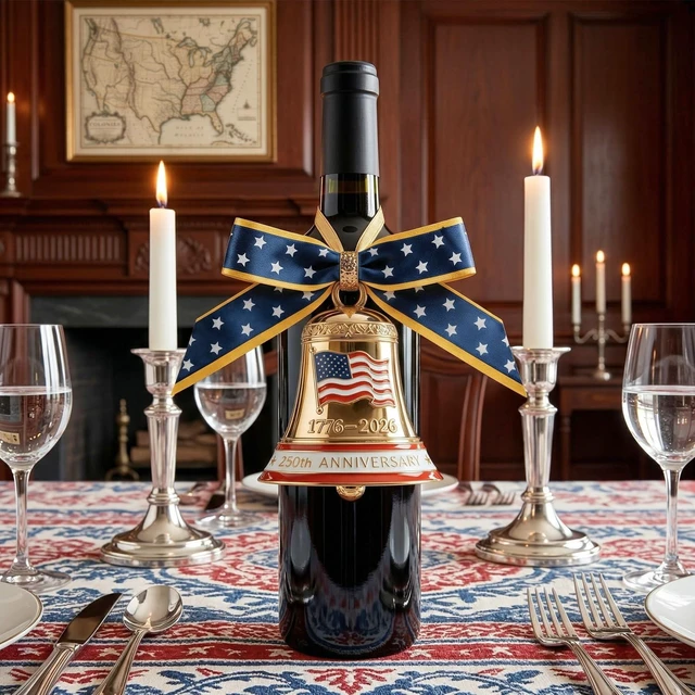 Alt view image 6 of 7 - 250 Anniversary USA Ornament for Fourth of July Decorations, 3D Metal 1776-2026 Liberty Bell Patriotic Ornaments Independence Day Decorations, 4th of July Gifts for Men Women