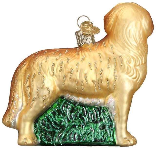 Alt view image 3 of 6 - Golden Retriever Glass Blown Ornament for Christmas Tree, Handcrafted Holiday Decoration, Dog Collection