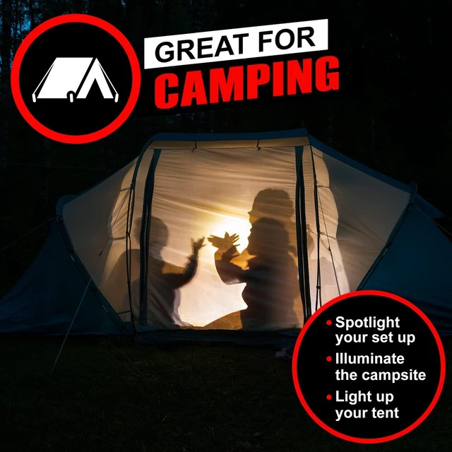 Alt view image 7 of 7 - LED Flashlight Bright, Zoomable Tactical Flashlights with High Lumens and 5 Modes for Emergency and Outdoor Use -Camping Accessories -S1000 - S1000-1 Pack, (Batteries Included)