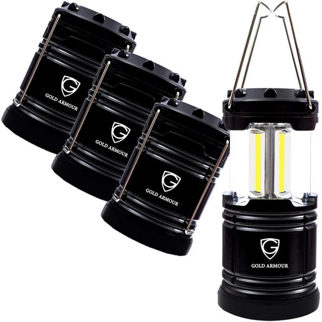 Main image of Camping Lantern, Battery Powered LED Lanterns, Survival Kits for Power Outages, Hurricane, Emergency, Portable Camping Essentials
