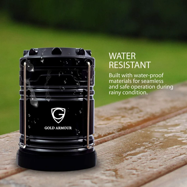 Alt view image 6 of 6 - Camping Lantern, Battery Powered LED Lanterns, Survival Kits for Power Outages, Hurricane, Emergency, Portable Camping Essentials
