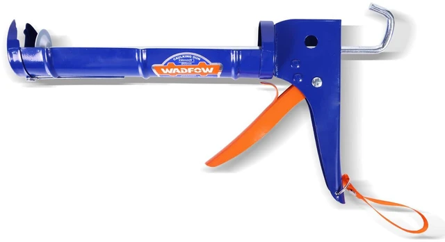 Main image of 9" Caulk Gun, No Drip Silicone & Sealant Finishing Tool for Kitchen & Bathroom Sink Joints, Includes Built-in Spout Cutter & Smooth Round Rod for 10oz Caulk Tubes
