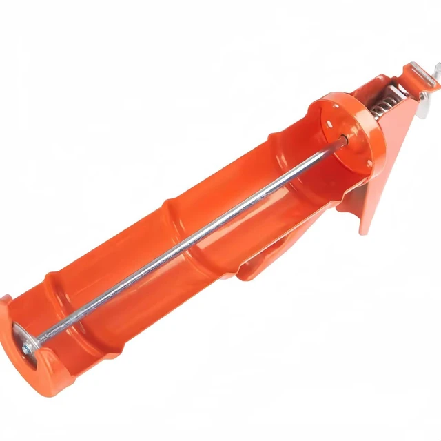 Alt view image 5 of 7 - Caulking Silicone Gun with 10:1 Thrust Ratio, No Drip Performance Hand Caulk Gun with Comfort Grip, Ideal for Acrylic, Latex and Silicone Caulk in Improvement Projects like Tiles, Window Joints