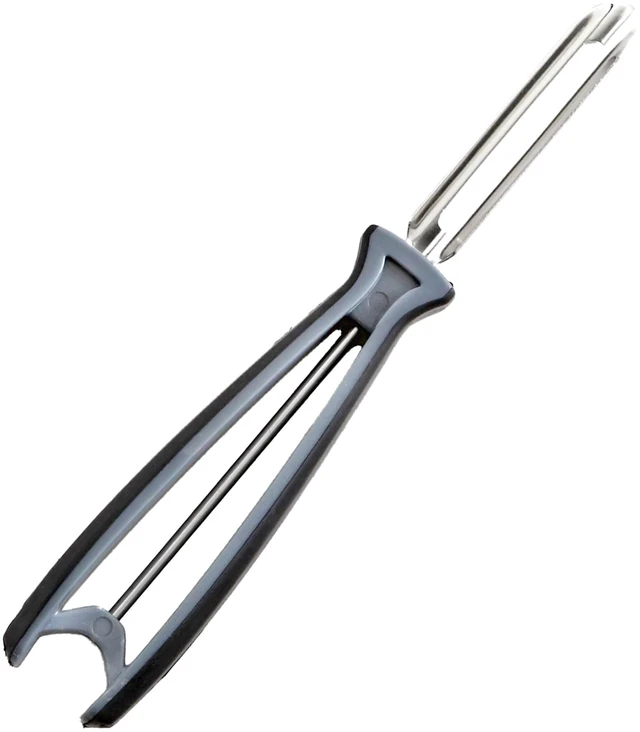 Main image of Soft Grip Peeler - Gray 9 x 2.5 x 6.5 Inches, Made In Sweden | Rust Resistant Vegetable Peeler with Ergonomic Handle for Safety & Control Dishwasher Safe Potato Peelers For Kitchen