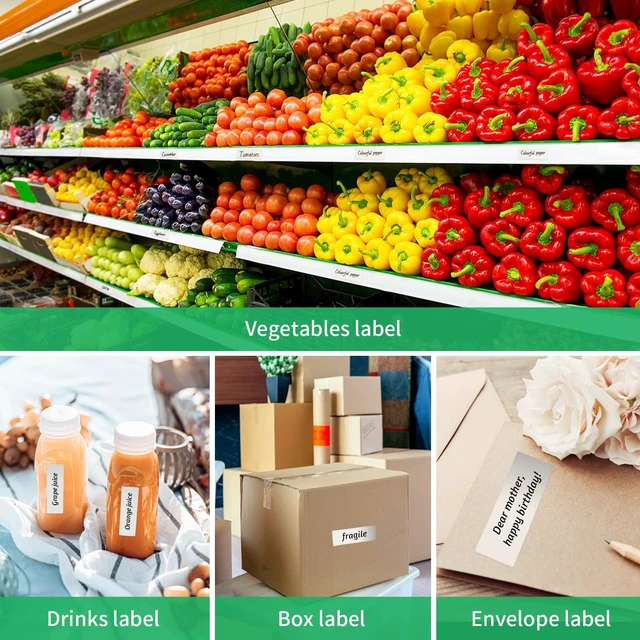 Alt view image 7 of 7 - Waterproof Self-Adhesive Polyester Labels Corrosion Resistance Oil Resistant Sticker Label 1000 PCS Silver Plant Labels