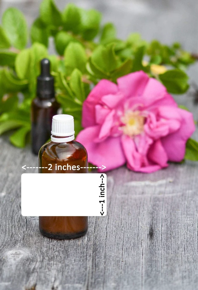 Alt view image 5 of 7 - 2x1 Inch Waterproof Labels for Inkjet Printers Smudge-Proof, Oil-Proof Label for Bottles, Pantry, Lip Gloss, Jars, Food, and Essential Oils | 200 Labels (5 Letter Size Sheets, 40/Sheet) (Matte)