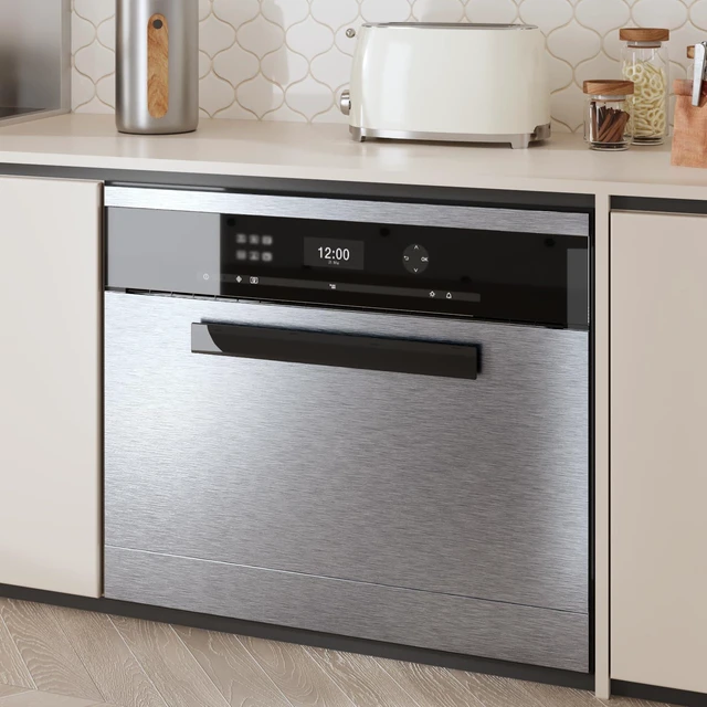 Alt view image 4 of 7 - Thick Stainless Steel Contact Paper for Kitchen Appliances Brushed Metallic Silver Wallpaper Peel and Stick Heat Resistant Self Adhesive Vinyl Wrap for Fridge Dishwasher Oven Covers 12"x80"