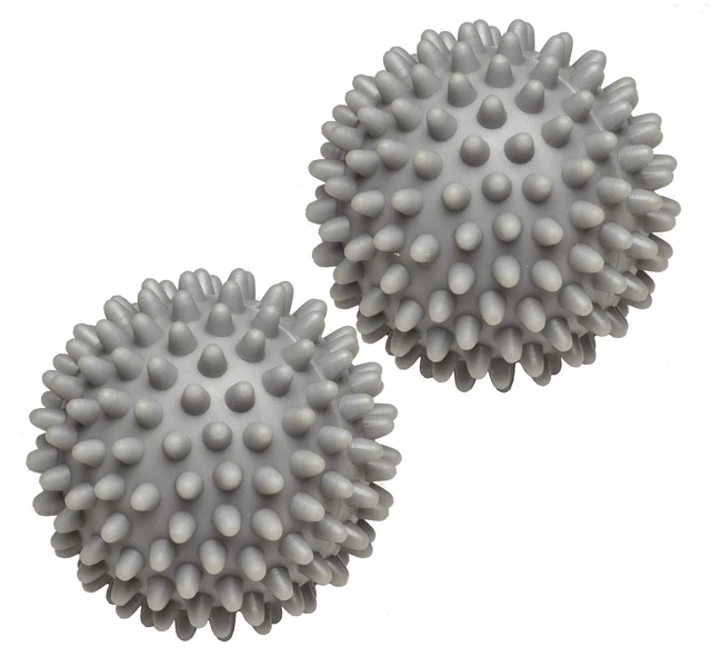 Alt view image 2 of 3 - 2 Pack Dryer Balls | Reduces Drying Time | Reduces Static | Softens Clothing | Laundry Accessories | Assorted Colors |