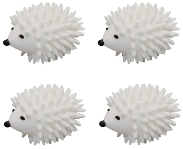 Main image of Laundry Dryer Balls - 4 Pack Premium Reusable Dryer Balls Replace Laundry Drying Natural Fabric Softener (White)