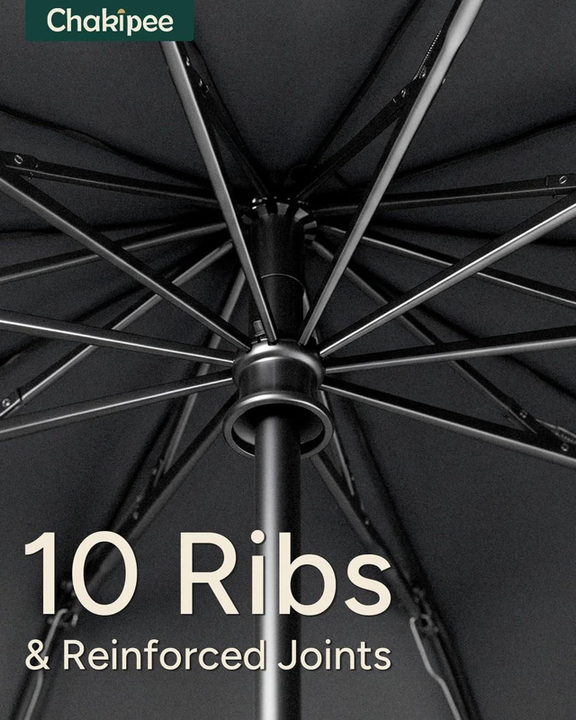 Alt view image 6 of 7 - Travel Inverted Umbrella Compact Windproof- Automatic reverse Umbrellas for Rain - Folding Portable 48inch Span, 10 Ribs Large Umbrella