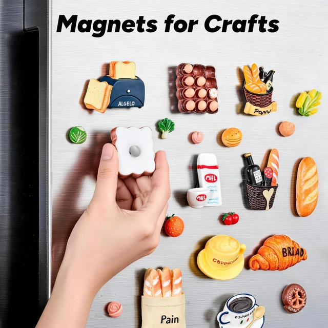 Alt view image 4 of 7 - 45 Pcs Refrigerator Magnets, 10x2.6mm Small Fridge Magnets, Silver | Multi-Use Premium Neodymium Office Magnets for Fridge, Whiteboard, Billboard in Home, Kitchen, Office and School