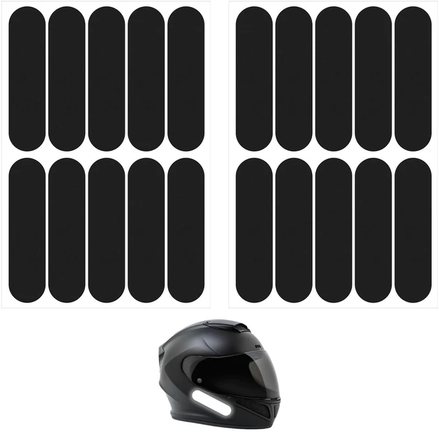 Main image of 10PCS Black Reflective Tape, Motorcycle Helmet Decals Reflective Stickers for Helmet Motorcycle Helmets Stickers Night Visibility Safety Decal for Motorcycles Scooters Bike Helmets Stroller