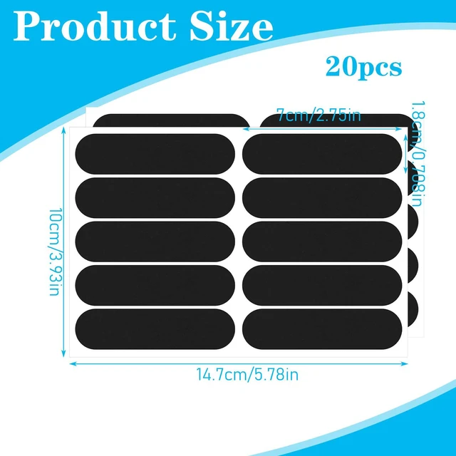 Alt view image 3 of 7 - 10PCS Black Reflective Tape, Motorcycle Helmet Decals Reflective Stickers for Helmet Motorcycle Helmets Stickers Night Visibility Safety Decal for Motorcycles Scooters Bike Helmets Stroller