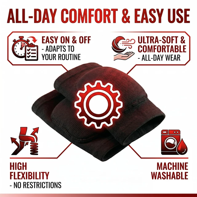 Alt view image 6 of 6 - Volleyball Knee Pads for Women Men Youth Kids, Knee Brace for Basketball Soccer Football Dance Yoga Tennis Running Cycling Workout Climbing (X-Small)