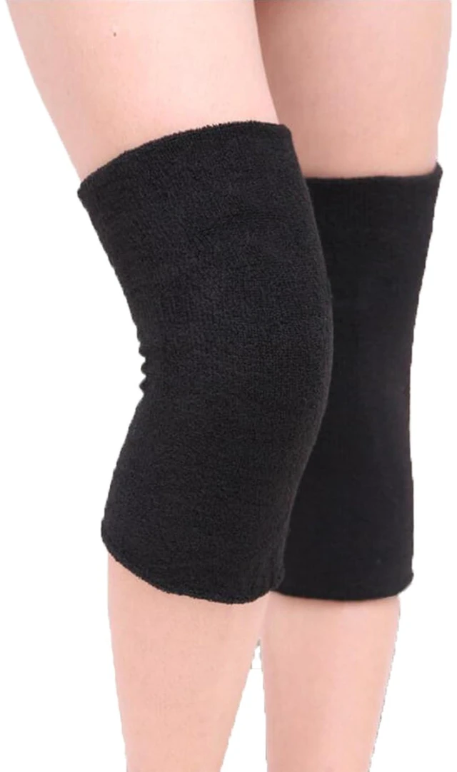 Main image of Winter Thick Thermal Knee Leg Warmers Ski Cycling Knee Braces Leg Sleeves | Elastic Warm Terry Fabric, for Men Women Olders, Knee Leg Warmer Wraps Pads Support for Running Ice Skating Motorcycle