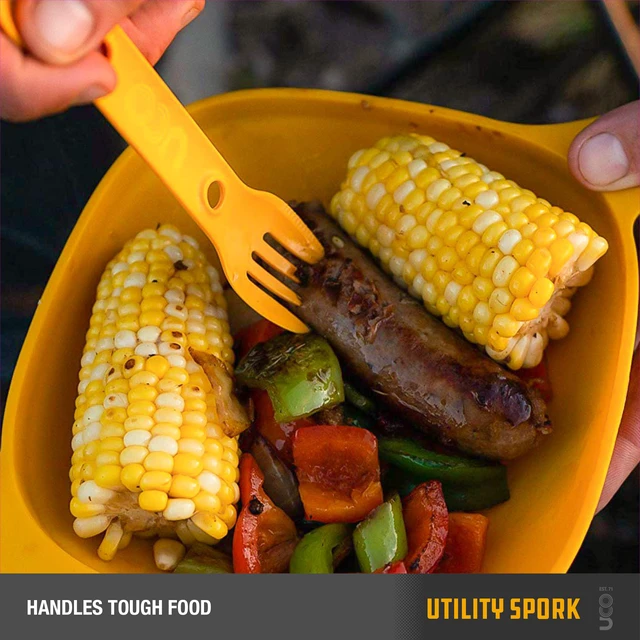 Alt view image 4 of 5 - Utility Spork 3-in-1 Combo Nylon Spoon-Fork-Knife Utensil, 4-Pack